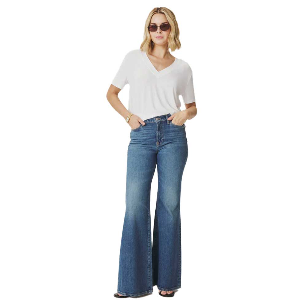 Women's Kacey Bamboo V-Neck Short Sleeve Tee - White