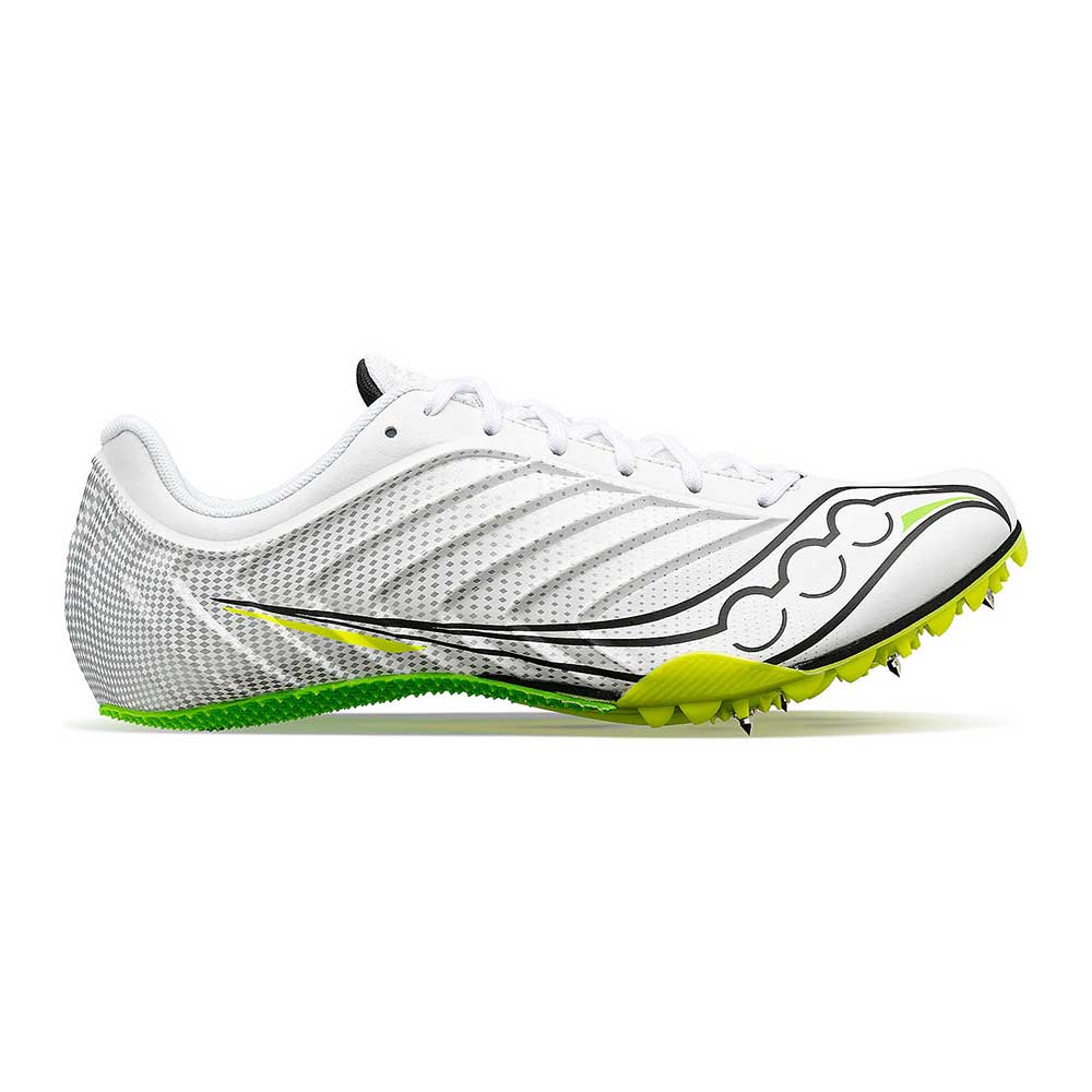 Women's Spitfire 5 Spike - White/Slime - Regular (B)