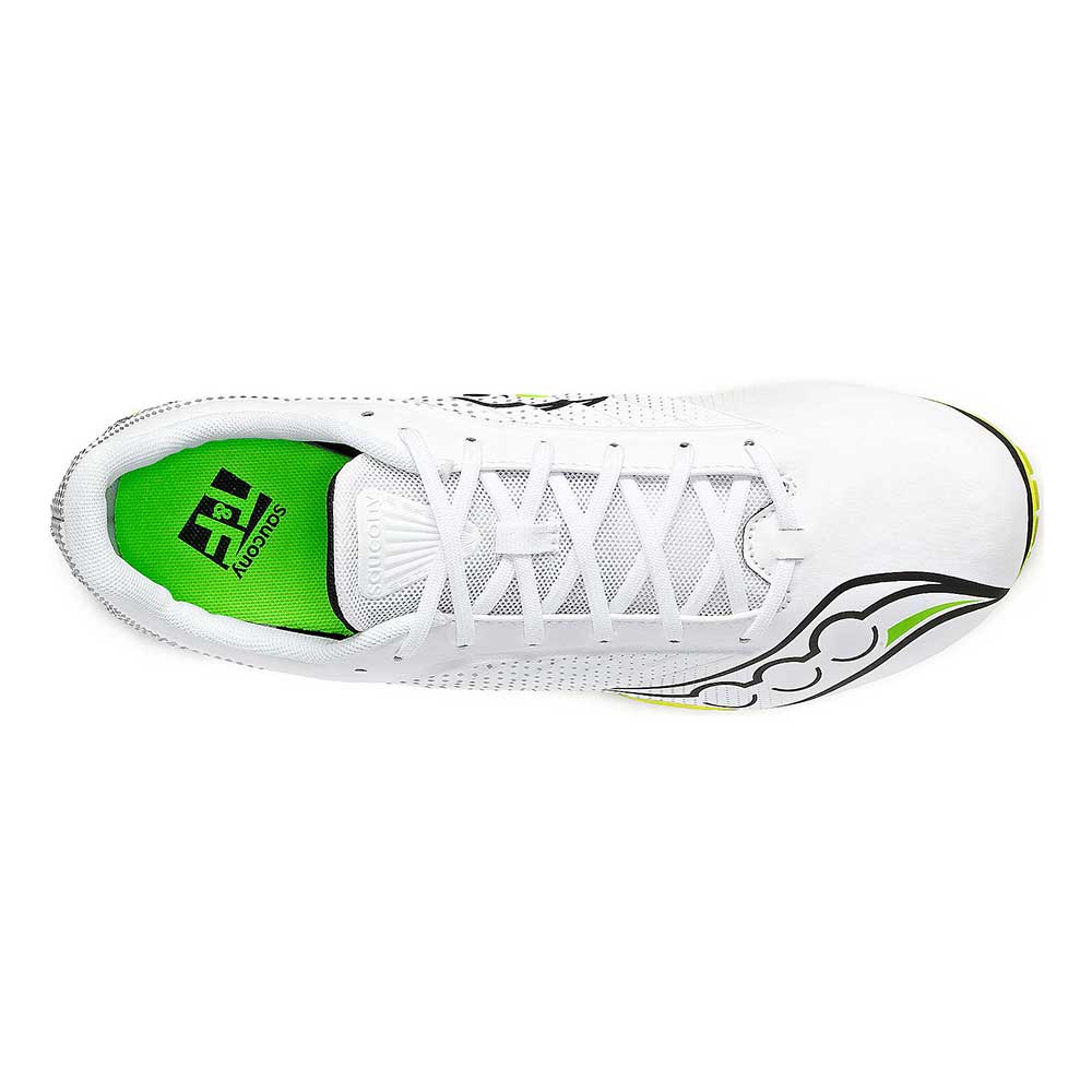 Women's Spitfire 5 Spike - White/Slime - Regular (B)