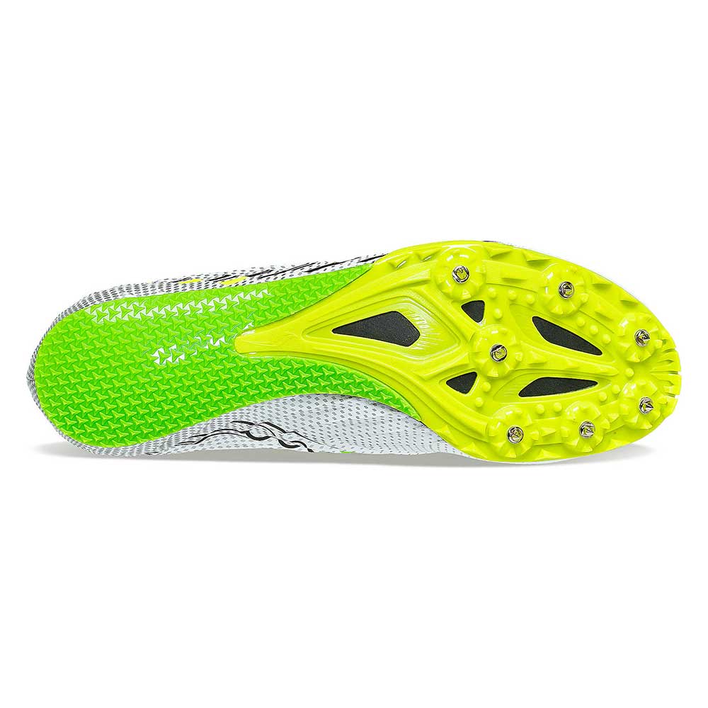 Men's Spitfire 5 Track & Field Spike - White/Slime - Regular (D)