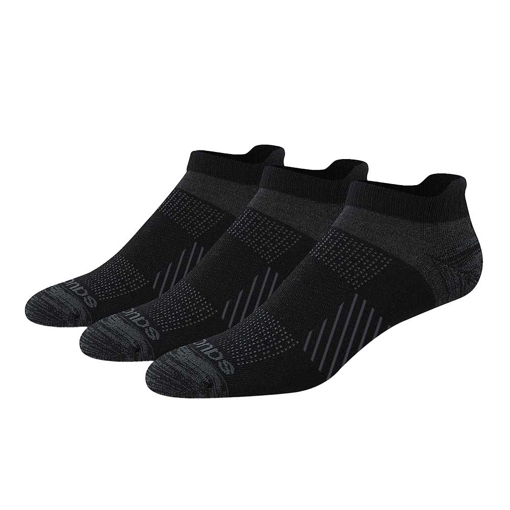 Inferno Cushioned No Show Tab - Black