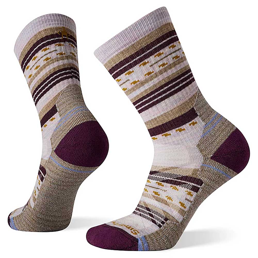 Women's Hike Light Cushion Margarita Crew Sock - Purple Eclipse