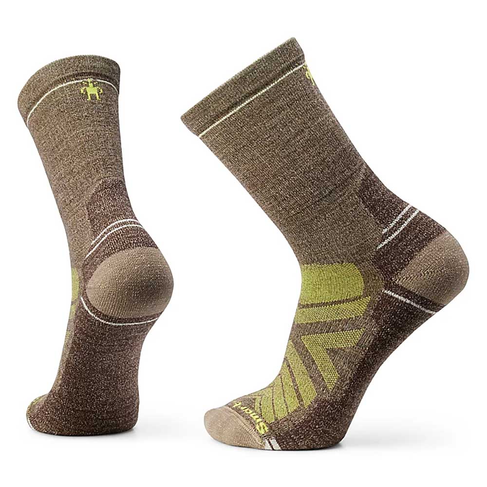 Hike Light Cushion Crew Sock - Military Olive-Fossil