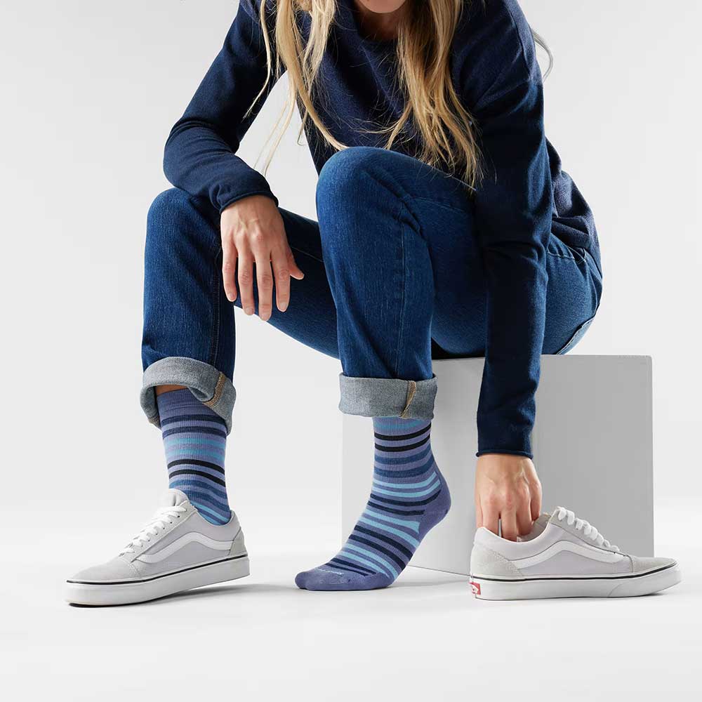Everyday Spruce Street Crew Sock - Nightfall Blue