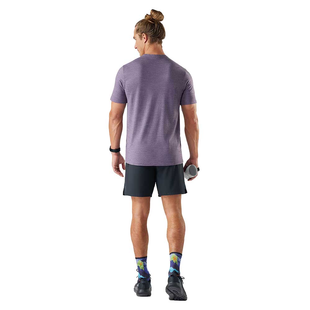 Men's Active Short Sleeve - Purple Storm Heather