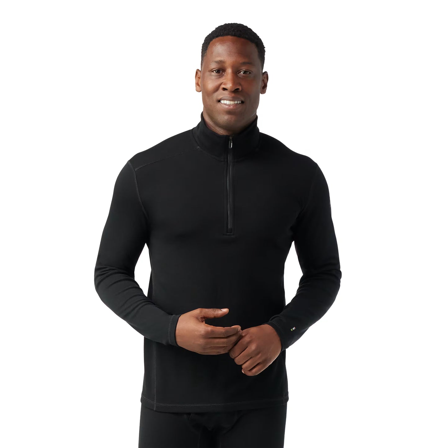 M Classic Thermal Merino Base Layer 1/4 Zip - Black