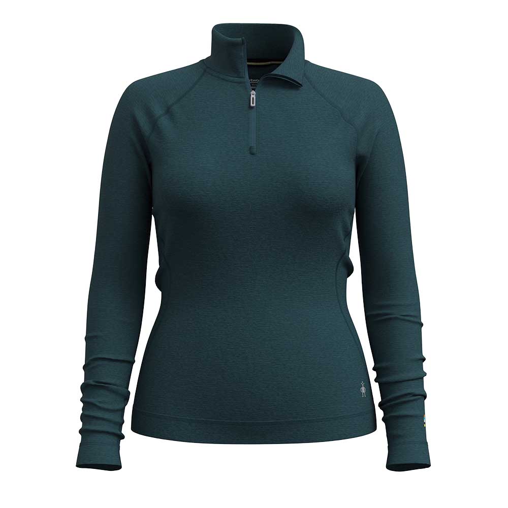W Classic Thermal Merino Base Layer 1/4 Zip - Twilight Blue Heather