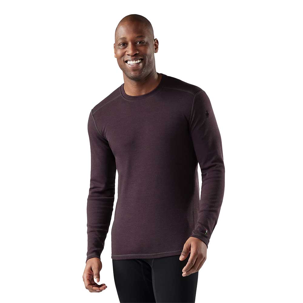 M Classic Thermal Merino Base Layer Crew - Mink Heather
