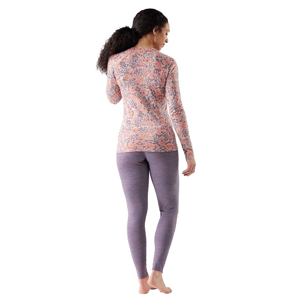 W Classic Thermal Merino Base Layer Crew - Coral Reef Floral