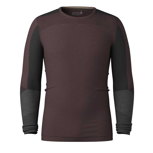 Men's Intraknit Thermal Merino Base Layer Colorblock Crew - Mink/Black