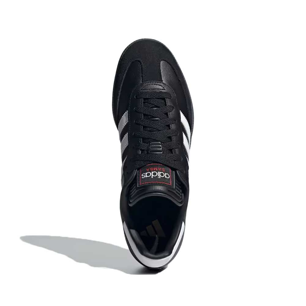 Men's Samba Indoor Soccer Shoe - Core Black/Cloud White/Vivid Red - Regular (D)