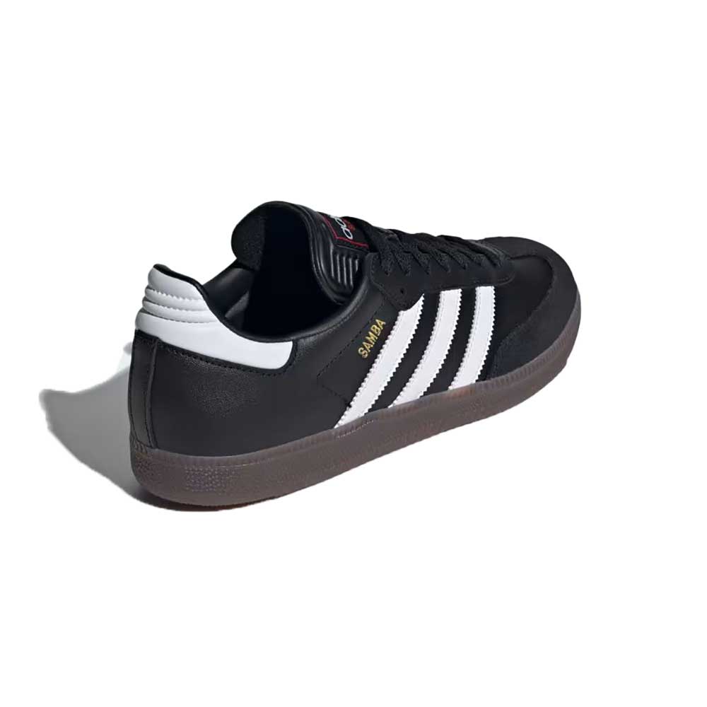 Men's Samba Indoor Soccer Shoe - Core Black/Cloud White/Vivid Red - Regular (D)
