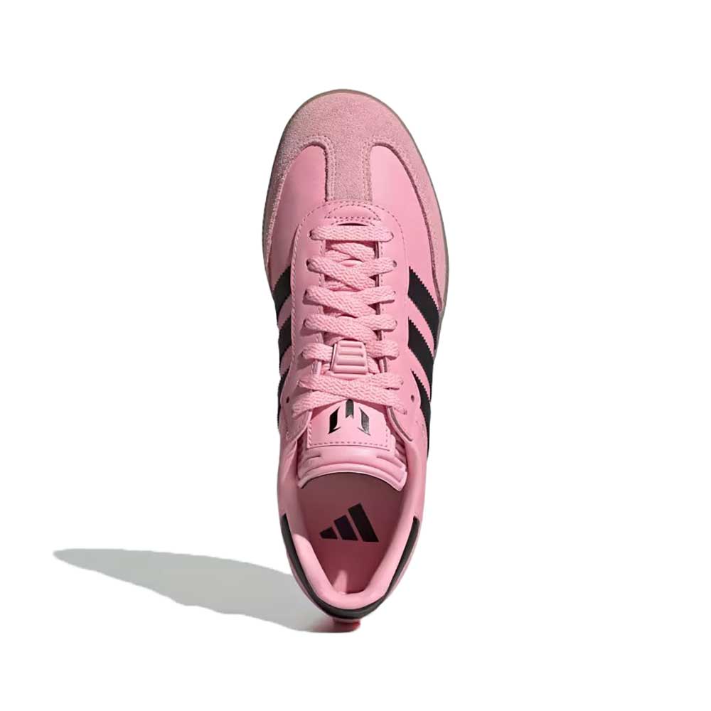 Men's Samba Messi Indoor Soccer Shoe - Light Pink/Core Black/Gum - Regular (D)