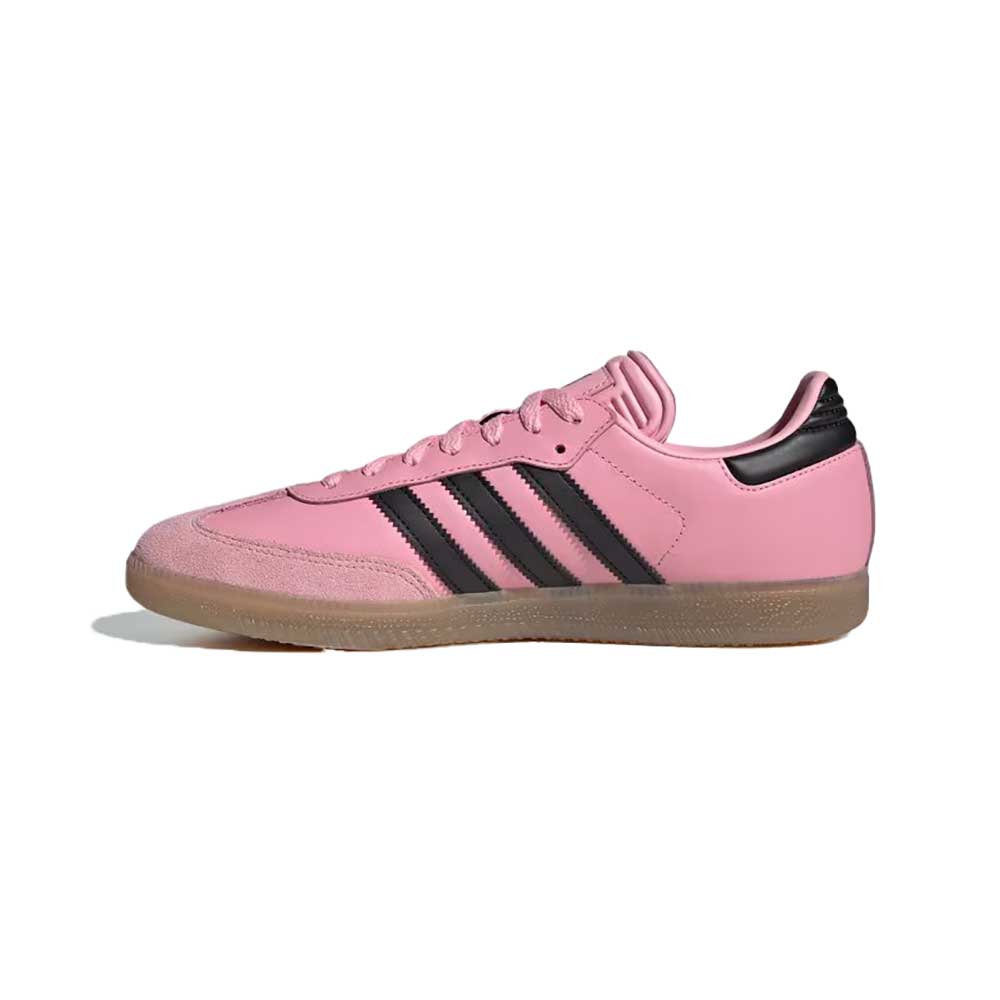 Men's Samba Messi Indoor Soccer Shoe - Light Pink/Core Black/Gum - Regular (D)