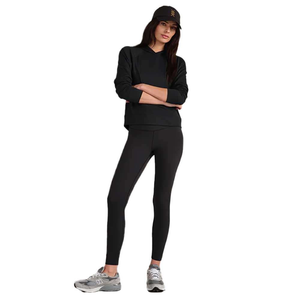 Women's Serene Studio Hoodie - Pure Black