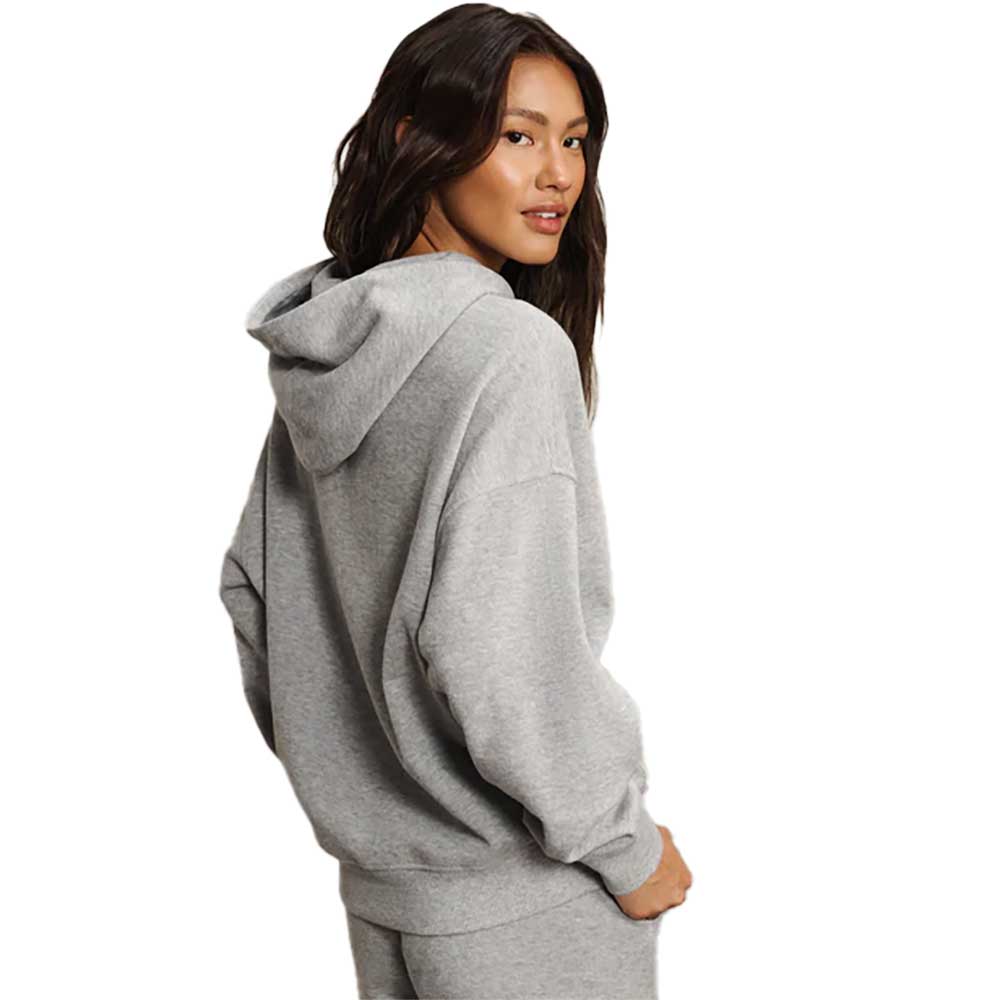 Women's Signature Rib Hoodie - Heather Gray