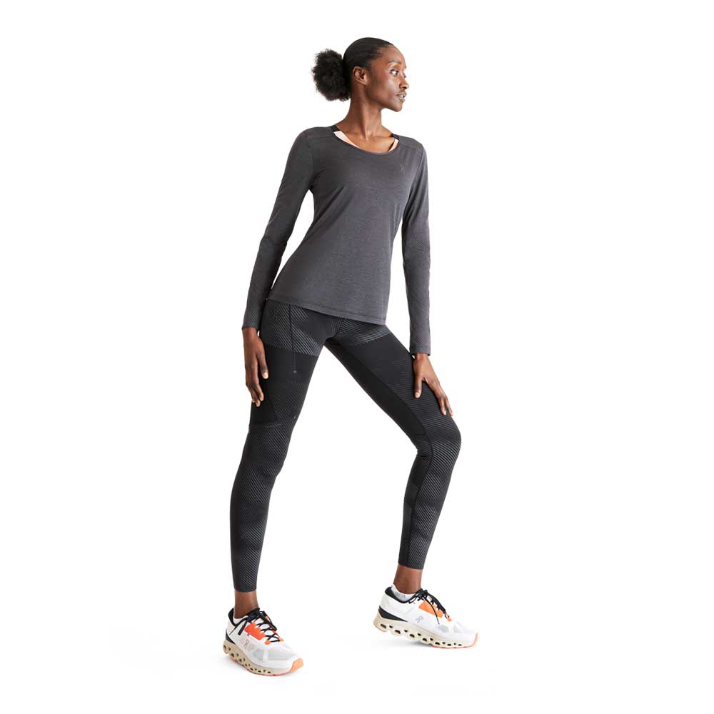 Women's Performance Long-T Lumos - Black/Iron