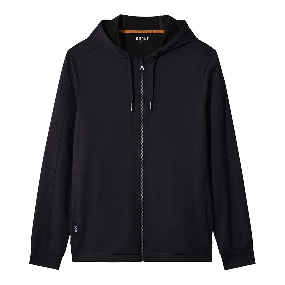 Men's Spar Full Zip Hoodie V2 - Black