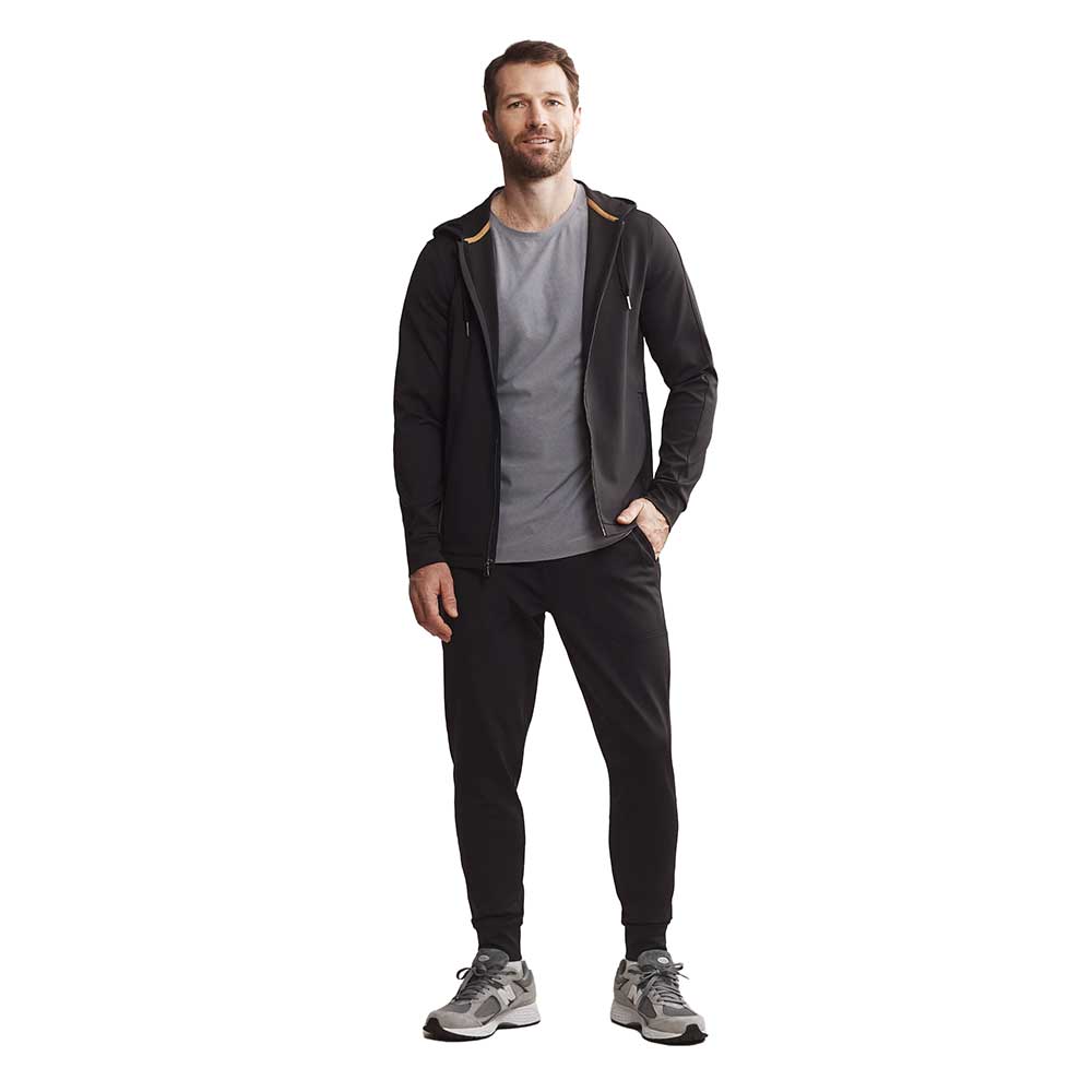 Men's Spar Full Zip Hoodie V2 - Black