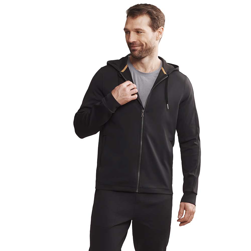 Men's Spar Full Zip Hoodie V2 - Black