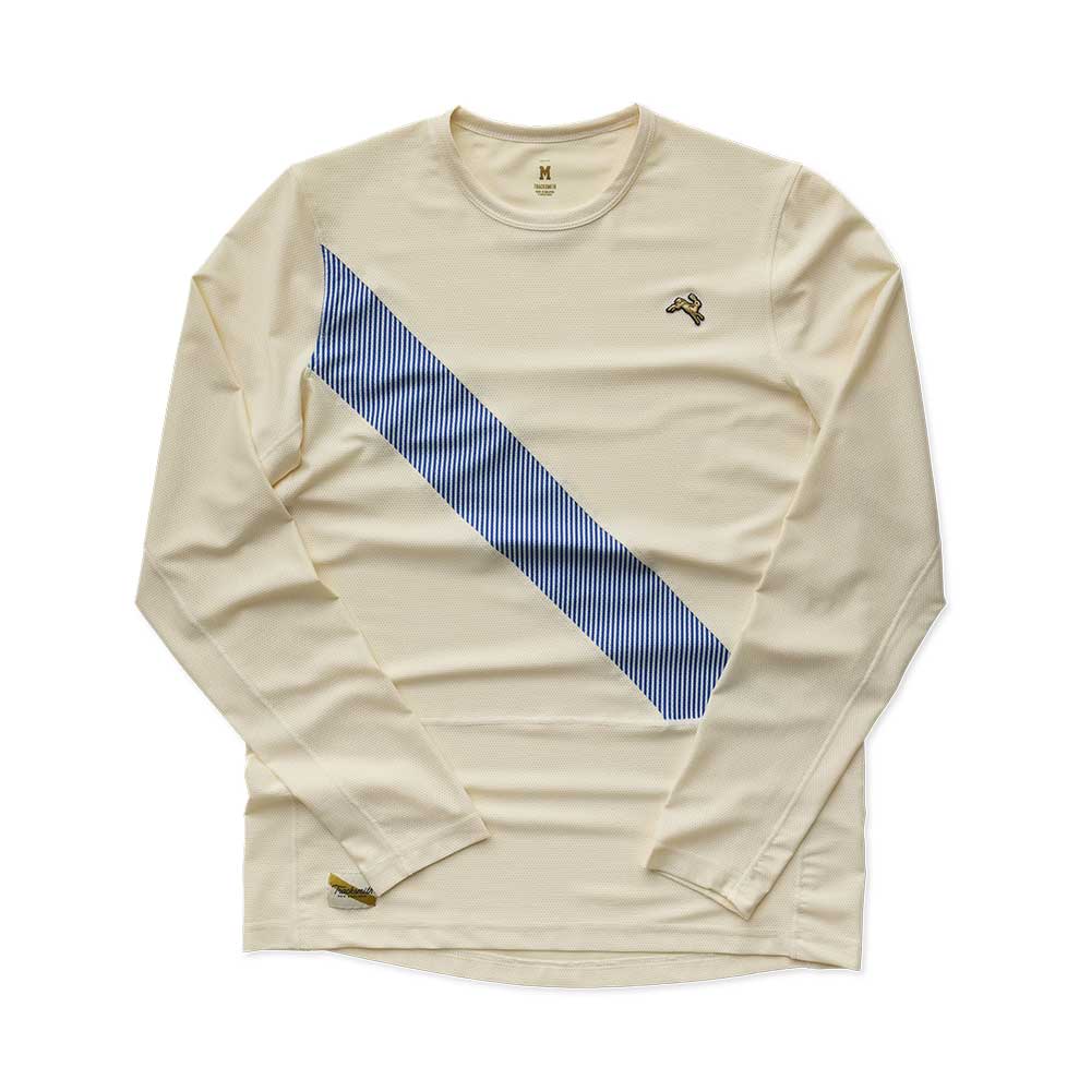 Men's Van Cortlandt Long Sleeve - Ivory/Royal Stripe/Ivory