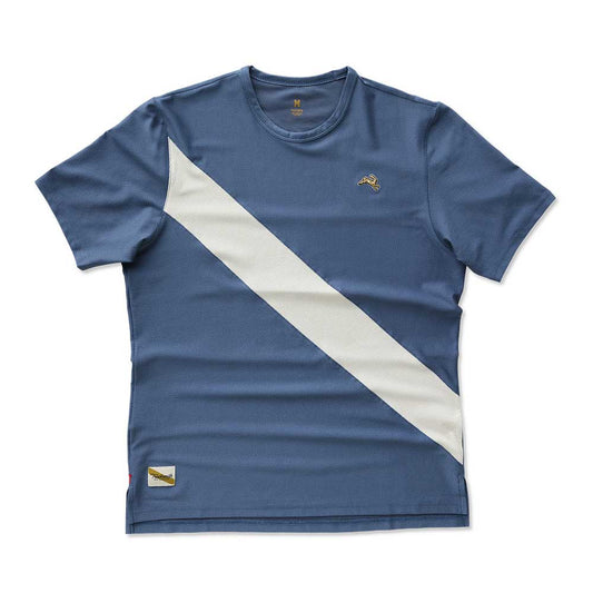 Men's Van Cortlandt Tee - Bering Sea/Ivory
