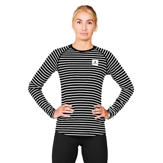 Women's Merino Base 165 Long Sleeve - Stripes