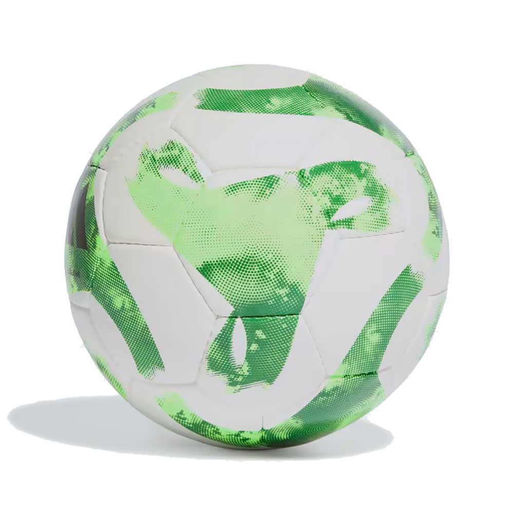 Tiro Match Soccer Ball - White/Tea Green/Team Solar Green