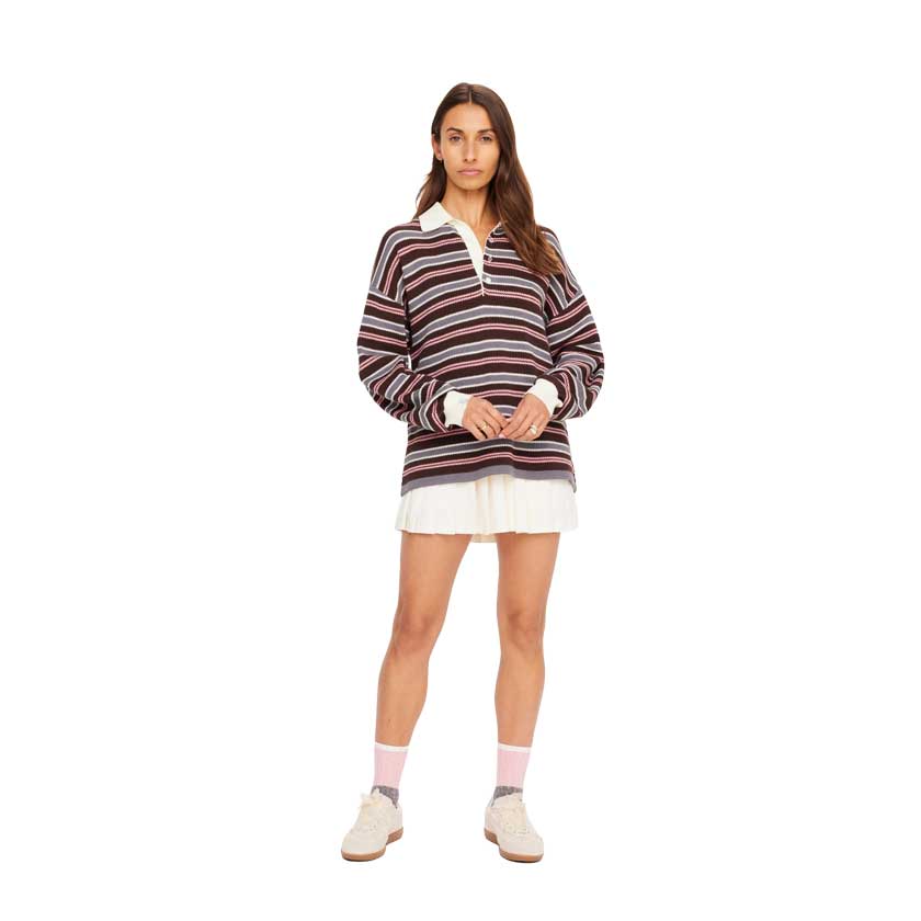 Women's Wonder Knit Polo - Stripe