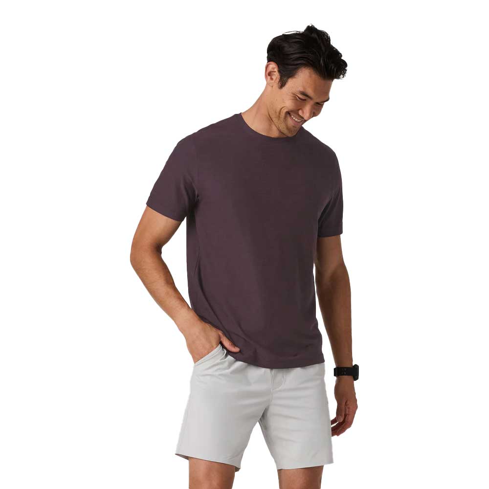 Men's Strato Tech Tee - Raisin Heather