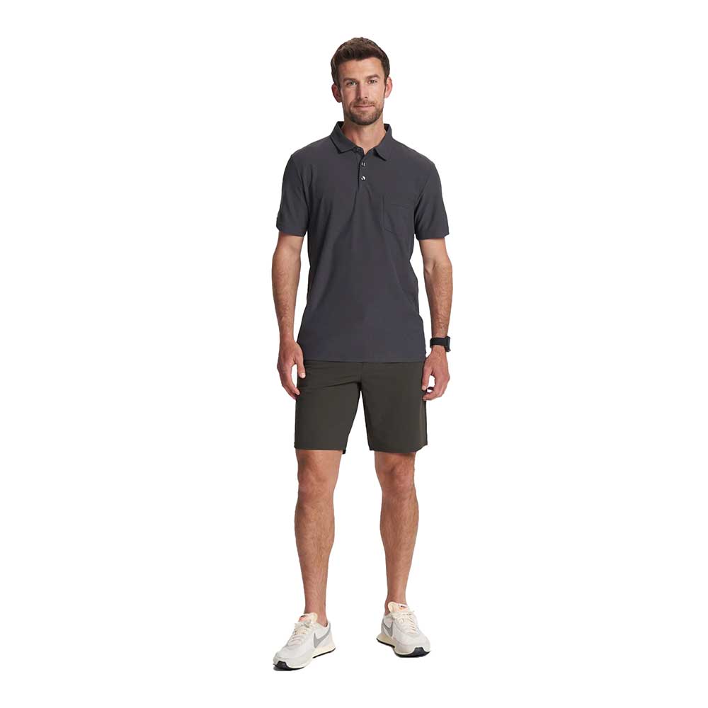 Men's Ace Polo Shirt - Charcoal
