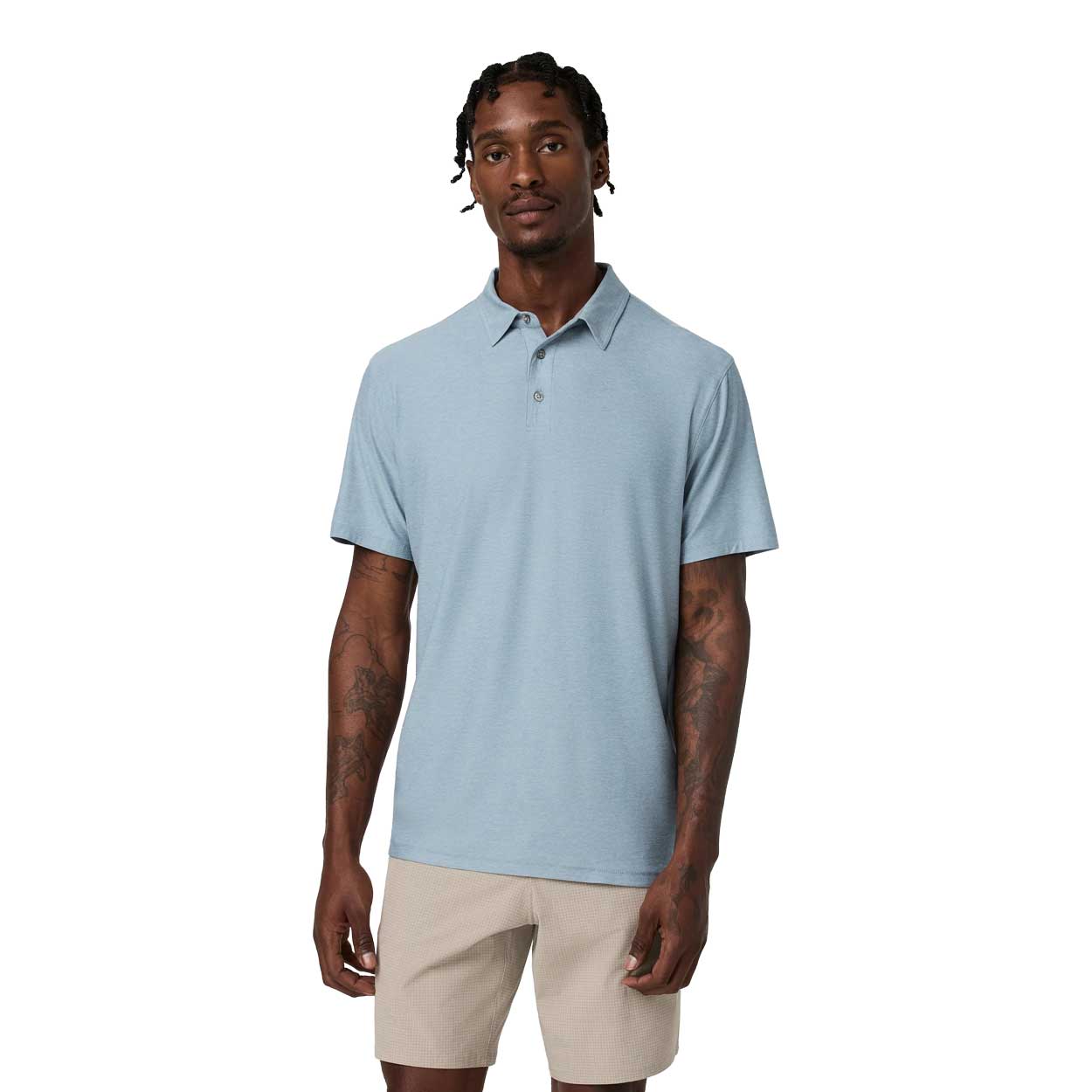 Men's Strato Tech Polo - Raindrop Heather