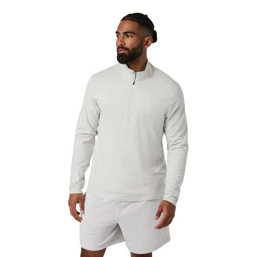Men's Ponto 1/2 Zip Mock Neck - Salt Heather