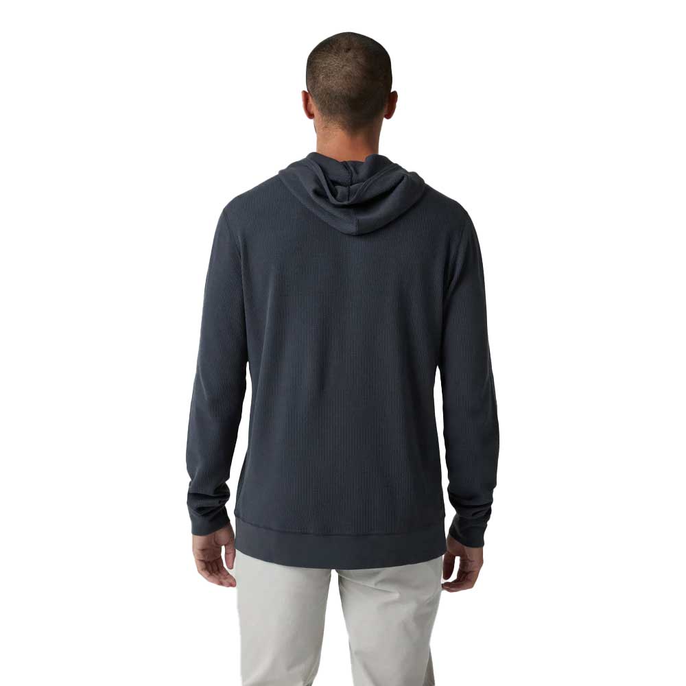 Men's Waffle Hoodie - Navy
