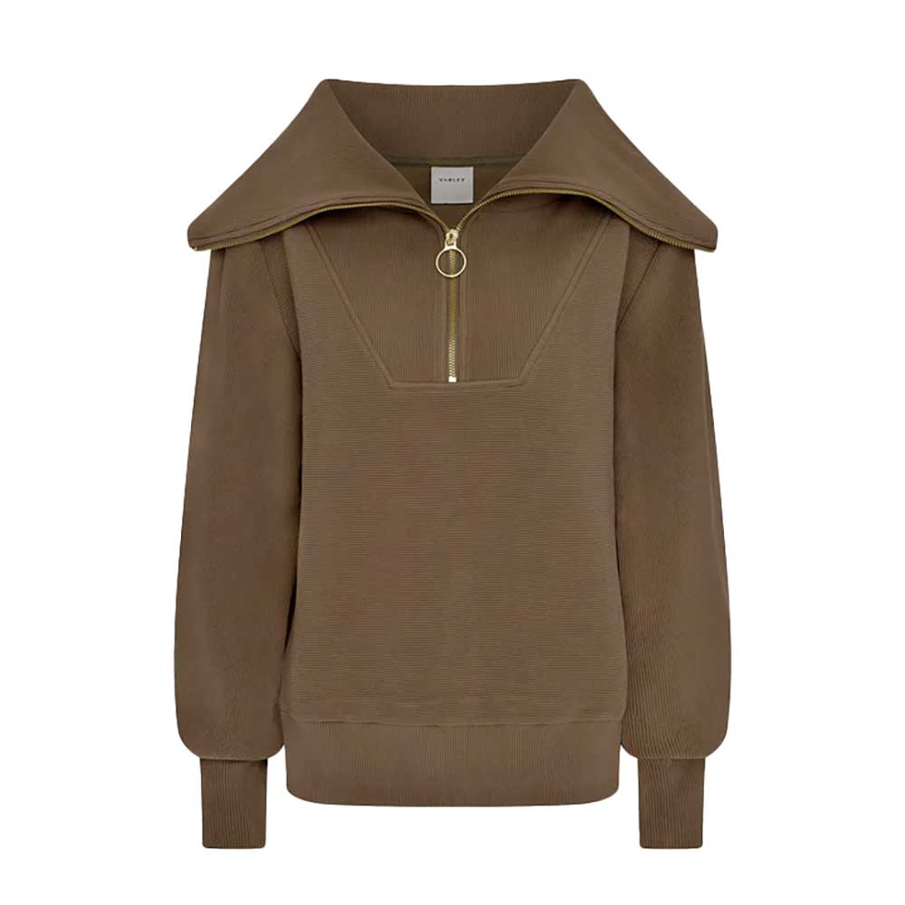 Women's Vine Half Zip - Stone Olive