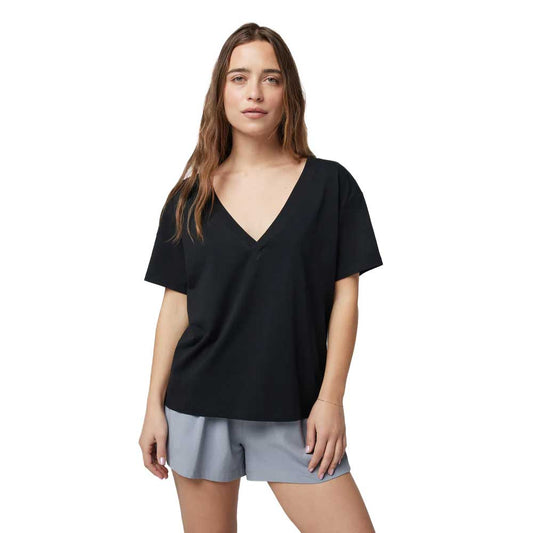 Women's Sutton V Neck - Black