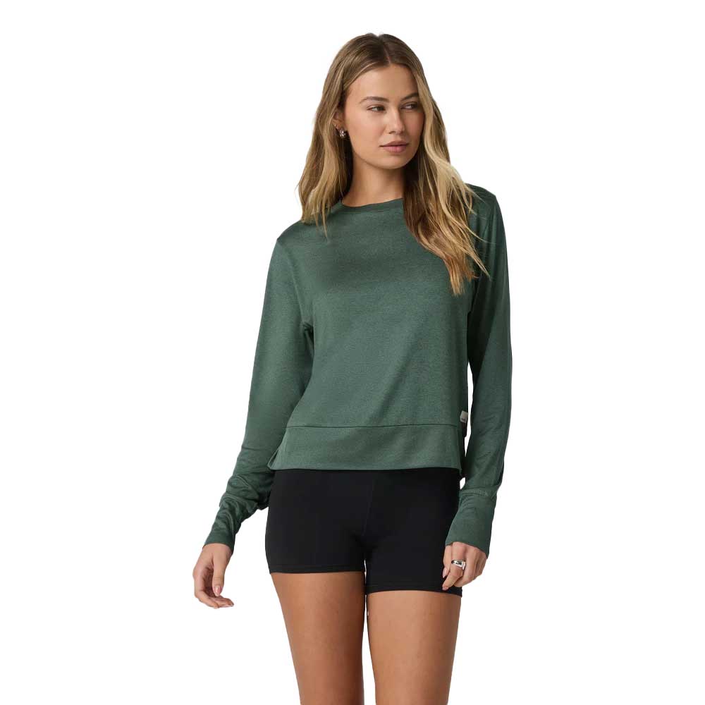 Women's Daydream Crew - Agate Heather Green