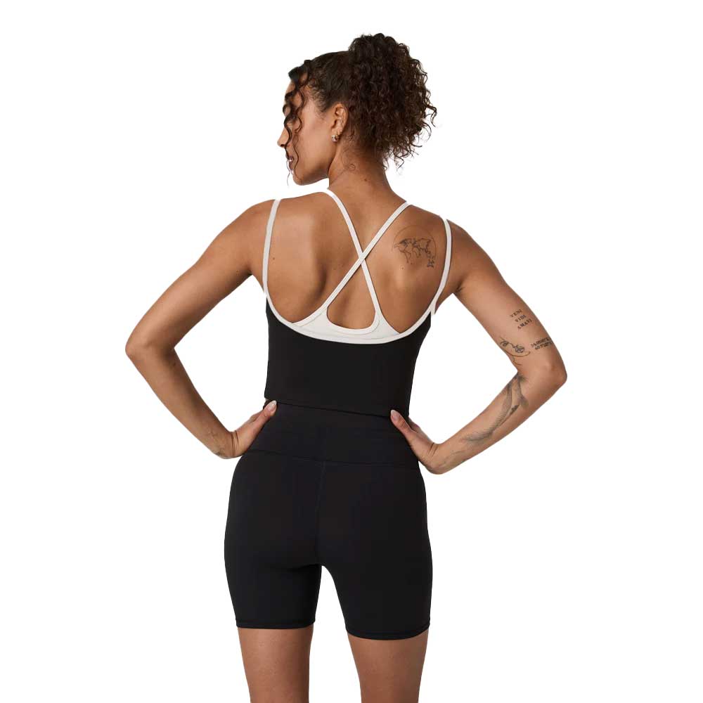 Women's Daily Layered Tank - Black