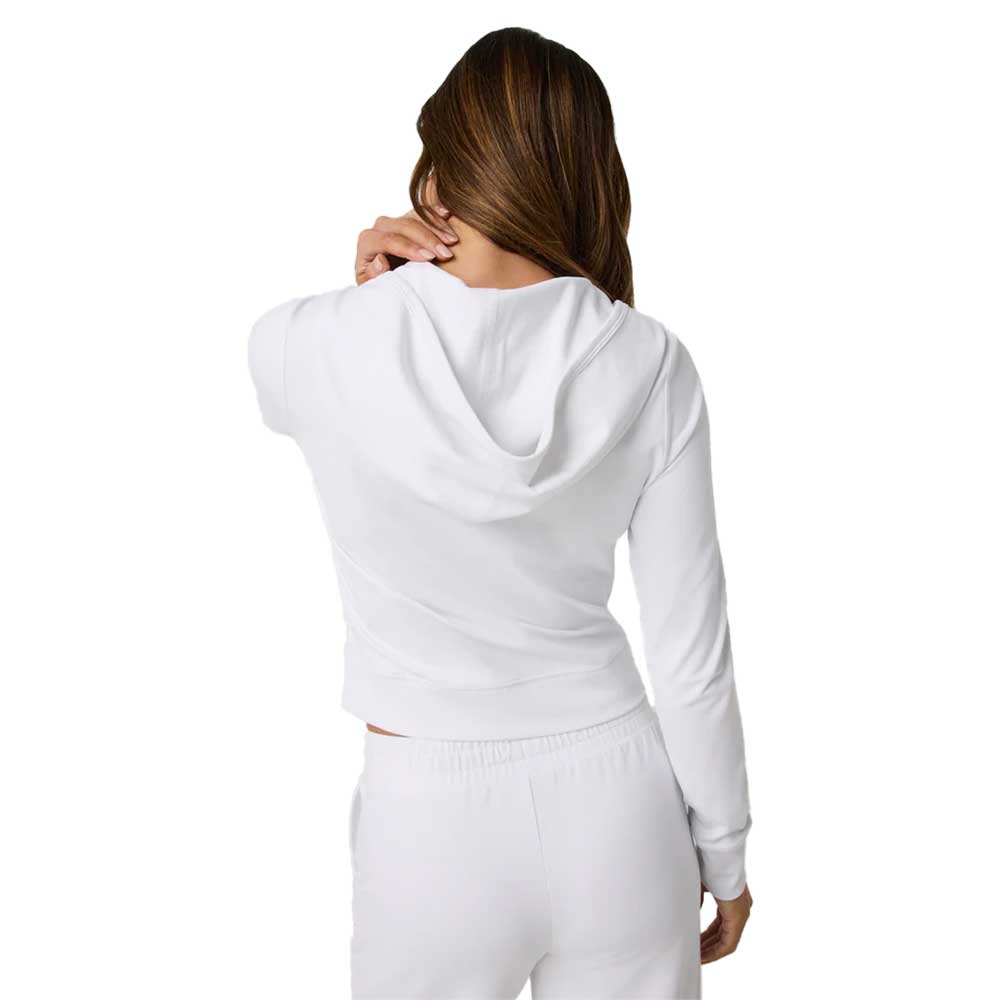 Women's Halo Mini Full Zip Hoodie - White