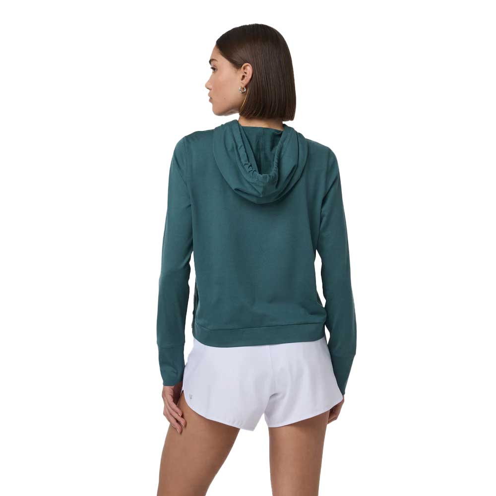 Women's Halo Essential Hoodie - Moss Heather