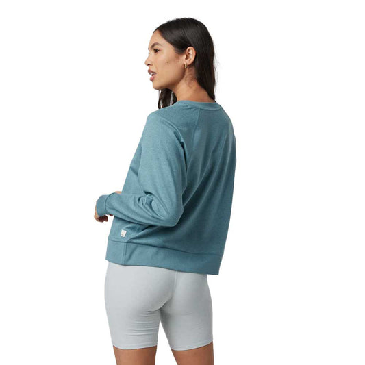 Women's Long Sleeve Halo Crew - Iron Heather