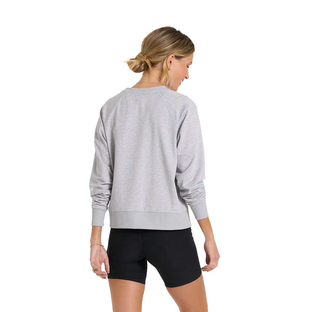 Women's Long-Sleeve Halo Crew - Pale Grey Heather
