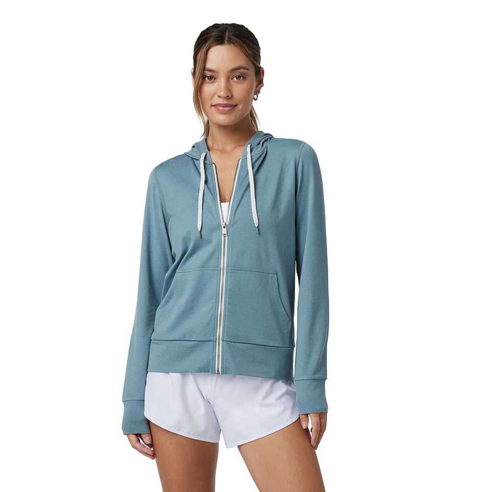 Vuori Women s Halo Performance Hoodie 2.0 Blue M