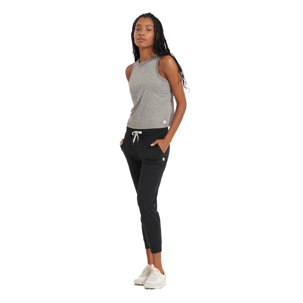 Women's Performance Jogger Long Pants - Black Heather – Gazelle Sports