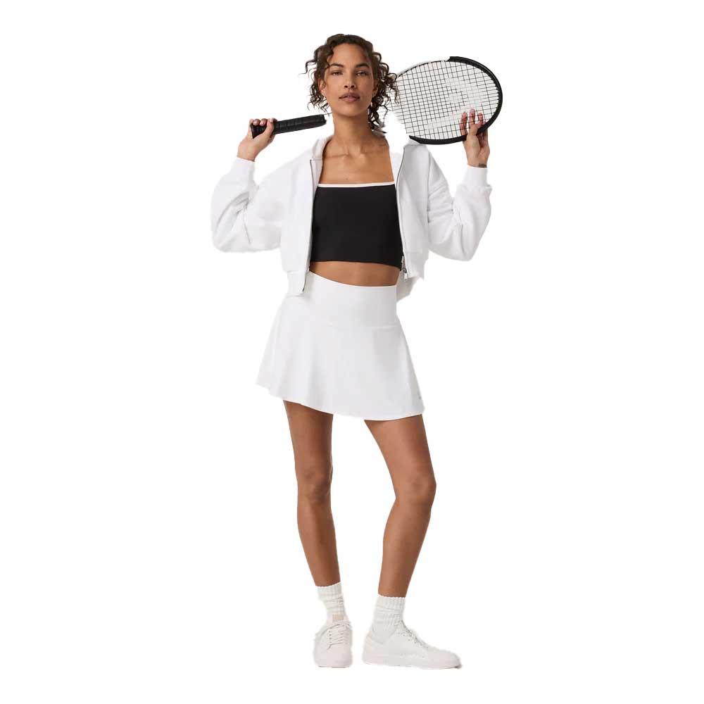 Women's Baseline Gingham Skirt 14.5" - White