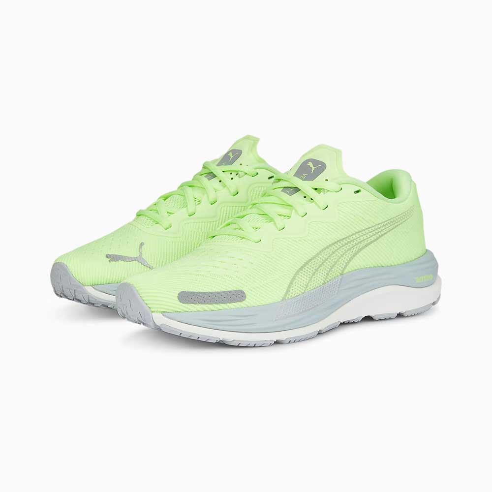 Women's Velocity Nitro 2 Running Shoe- Puma White/Speed Green- Regular (B)