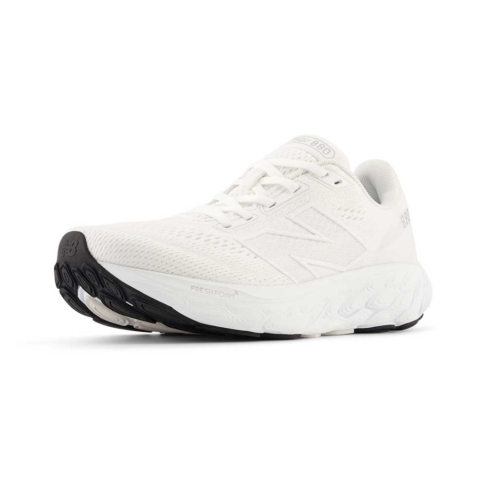 Women's Fresh Foam X 880v14 Running Shoes - White/Silver Metallic - Narrow (2A)