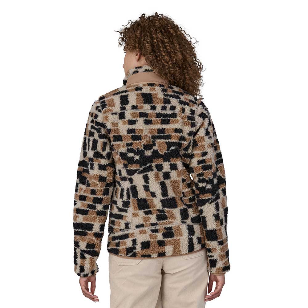 Women's Classic Retro-X Jacket - Fitz Roy Patchwork: Natural