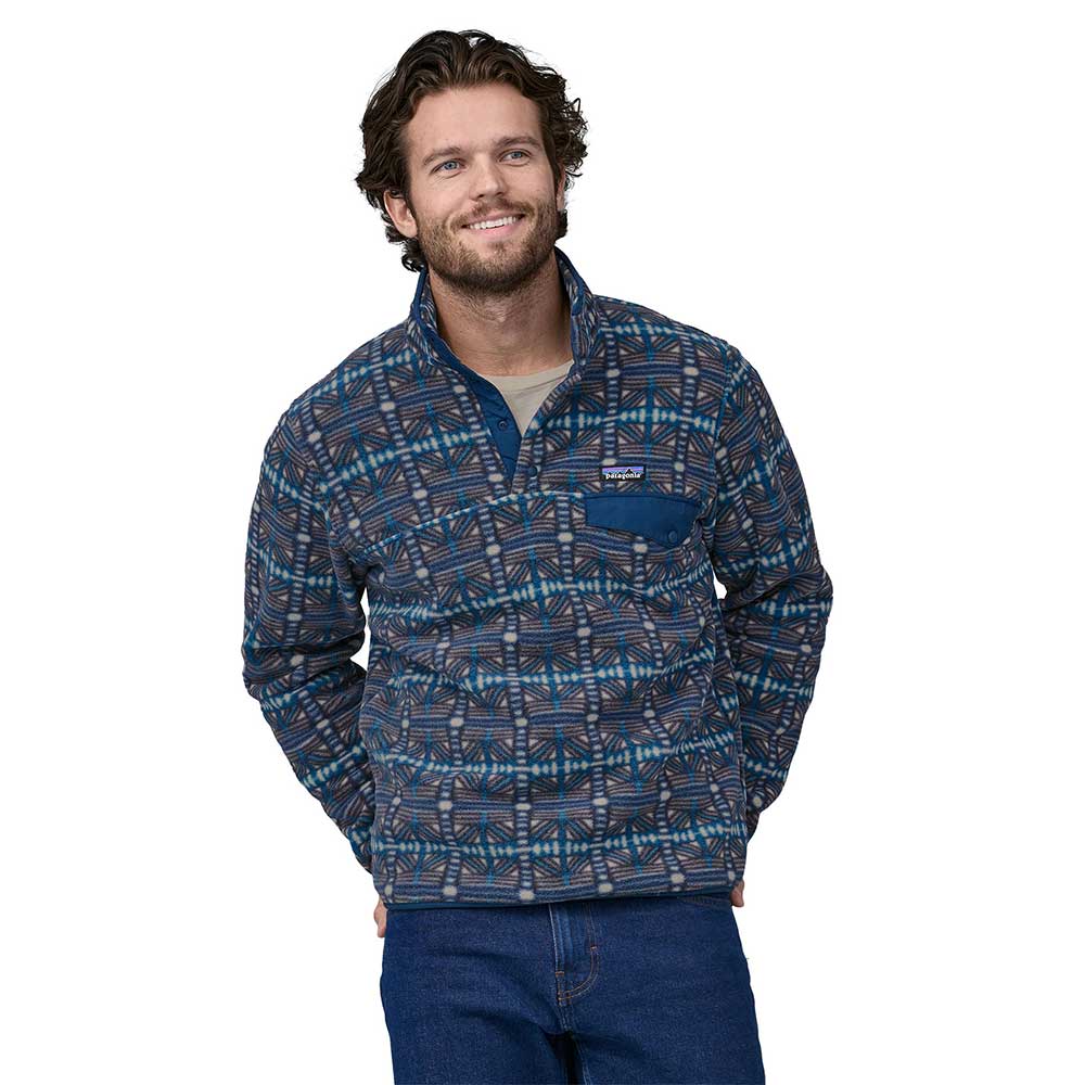 Men's Lightweight Synchilla Snap-T Pullover- Snow Beam: Dark Natural