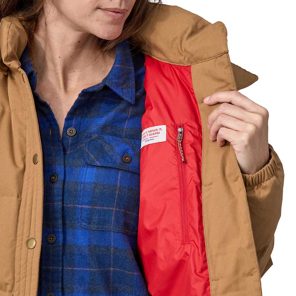 Women's Cotton Down Parka - Nest Brown